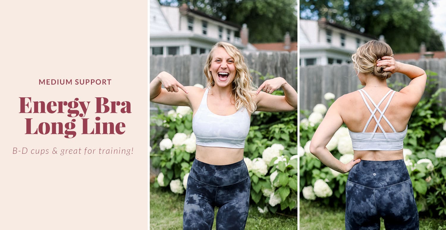energy bra long line sports bra from lululemon