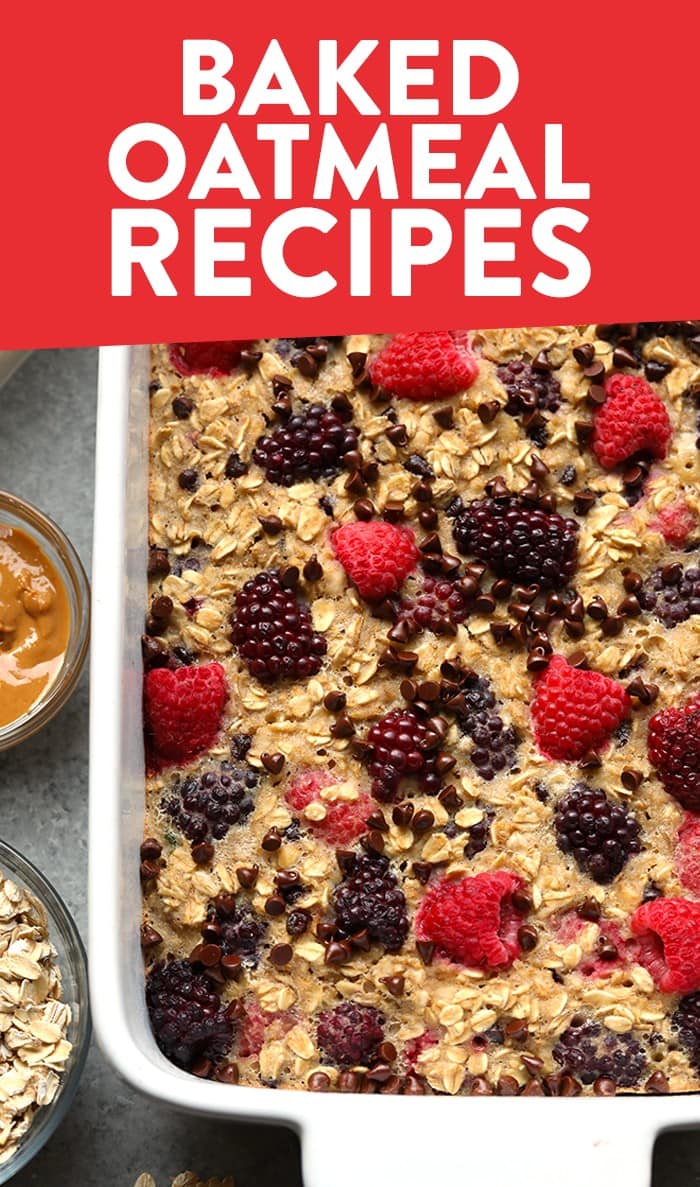 Oatmeal doesn't have to be boring! Make one of these amazing baked oatmeal recipes for a crowd-pleasing breakfast. baked oatmeal recipe