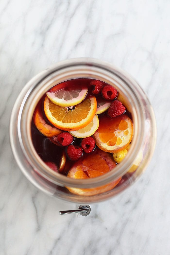 Make this easy sangria recipe with just a few simple ingredients and no added sugar! sangria recipe