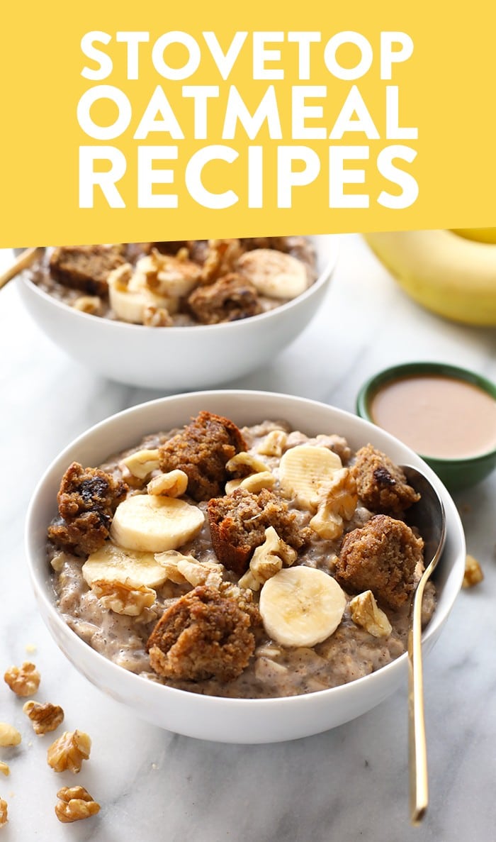 Stovetop oatmeal recipes take a little extra effort, but they make your oatmeal extra fluffy and delicious. Check out some of the best stovetop oatmeal recipes on the internet below! stovetop oatmeal recipes
