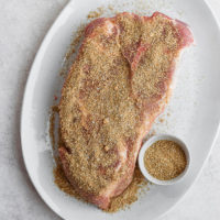 dry rub for pork on a plate
