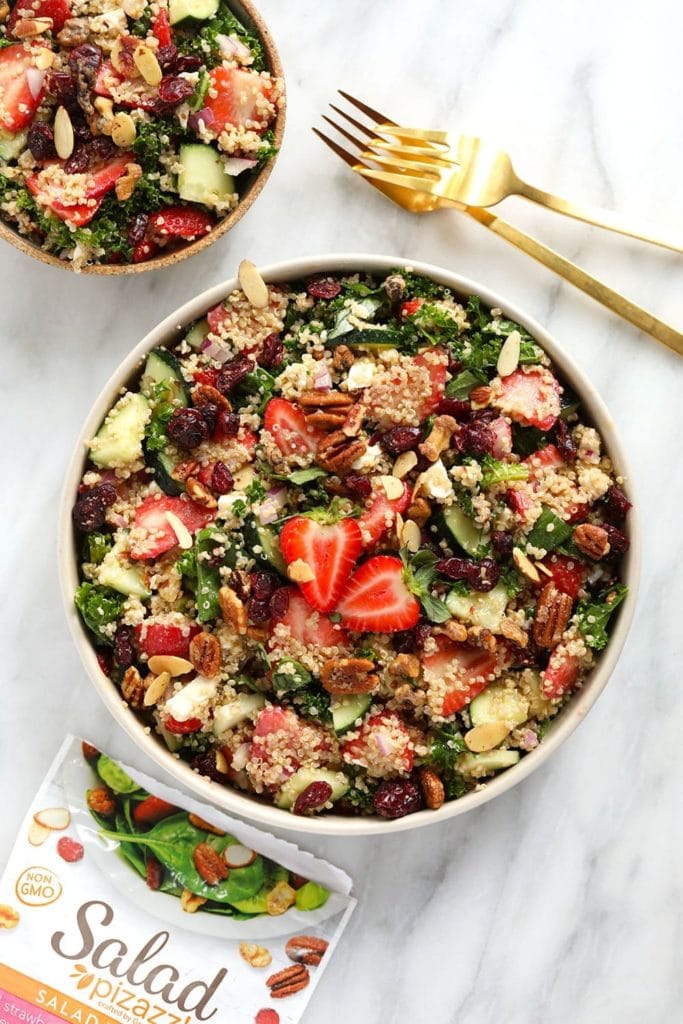 strawberry quinoa salad