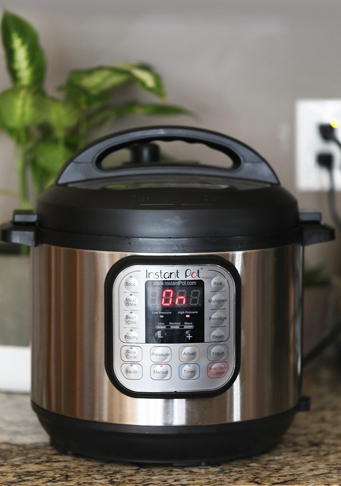Whip out your Instant Pot and make any of these 42 healthy Instant Pot recipes for a quick, fresh, homemade meal with clean and delicious ingredients. A photo of an instant pot