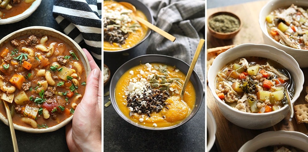Whip out your Instant Pot and make any of these 42 healthy Instant Pot recipes for a quick, fresh, homemade meal with clean and delicious ingredients. Healthy Instant Pot Soup Recipes