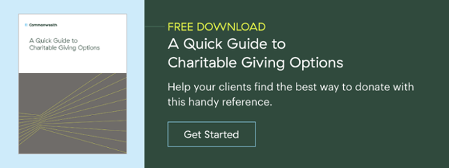 A Quick Guide to Charitable Giving Options