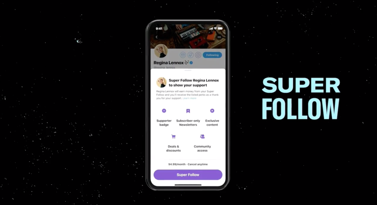 Twitter's Super Follow images