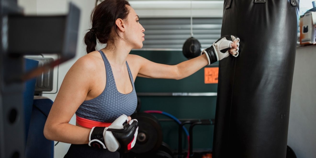 boxing at home for stress relief