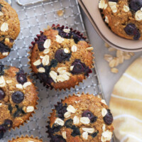 blueberry oatmeal muffins