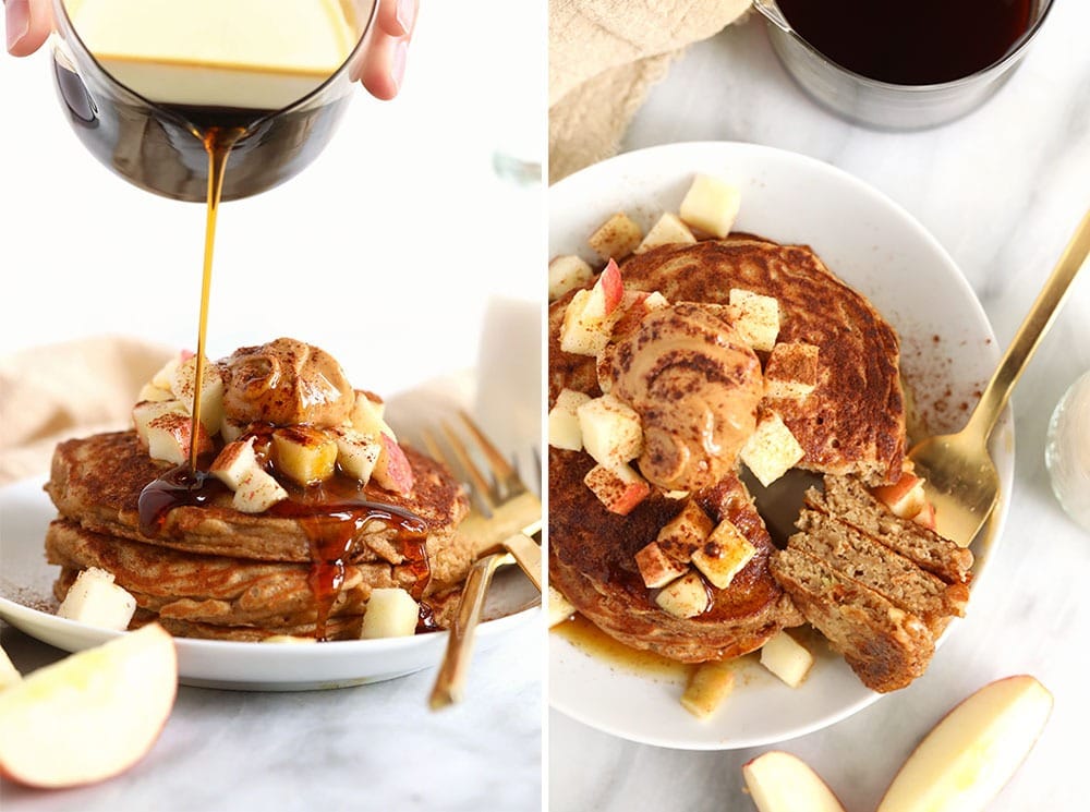 Cinnamon apple pancakes