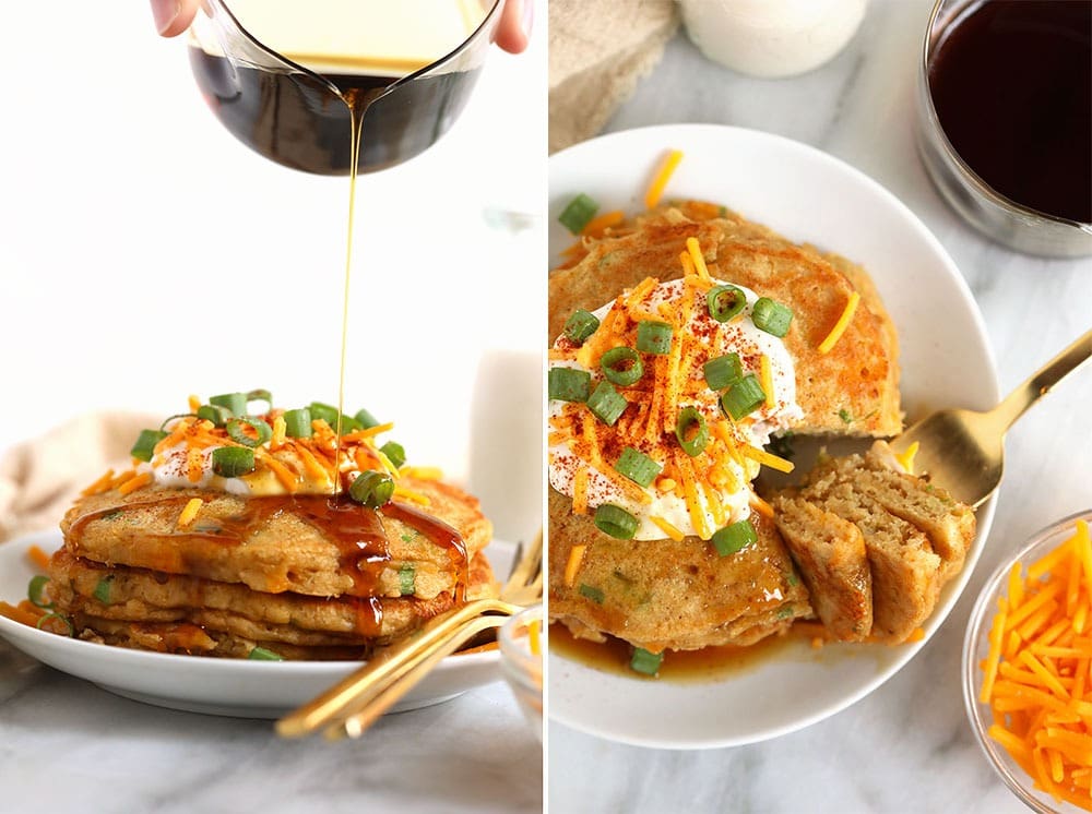 Scallion potato pancakes