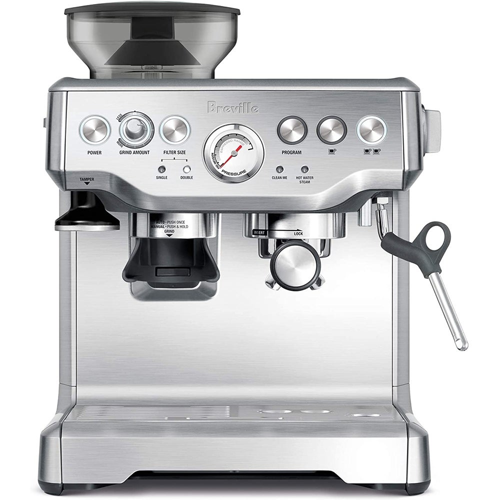 Best Espresso Machine Under $1,000: Breville BES870XL Barista Express ($600)