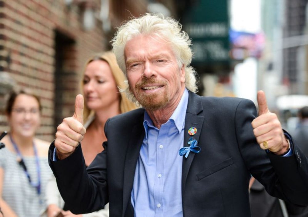 Richard Branson, 20 cups (of tea)