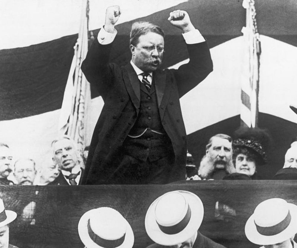 Theodore Roosevelt, one gallon per day