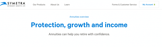 Symetra Life Annuity Product