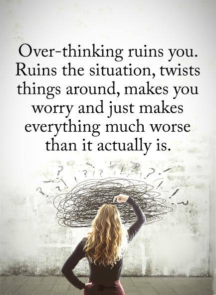 overthinking quotes