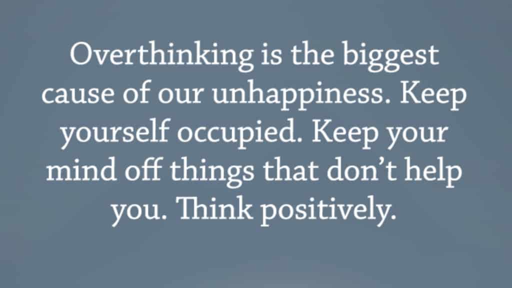 sings of a positive thinker