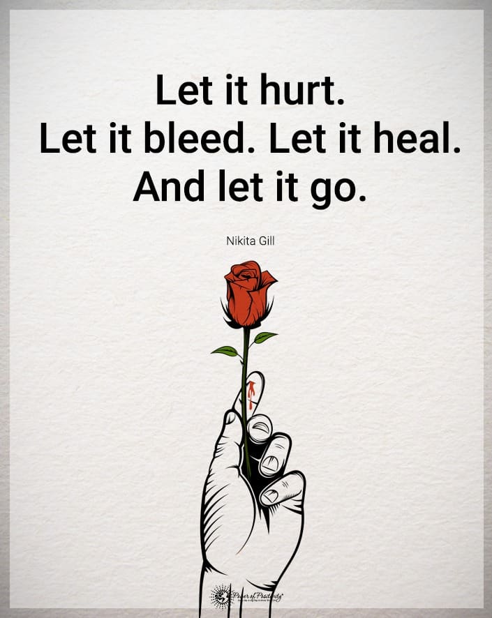 release negative thoughts