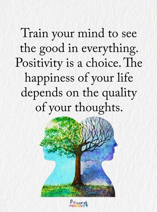 train your mind positivity