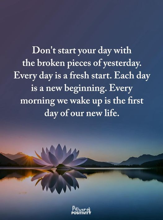each day new beginning