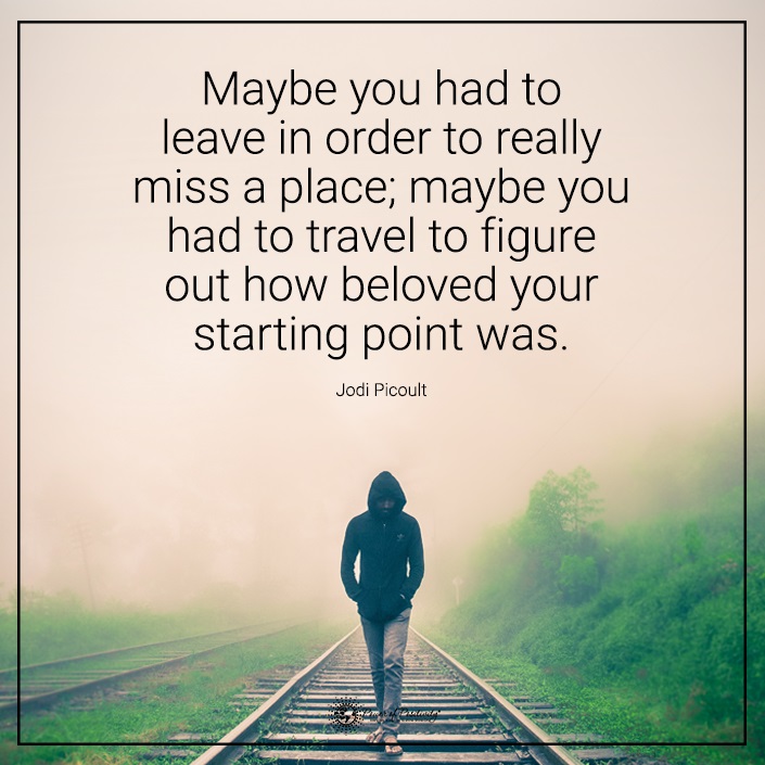 leave to really miss place