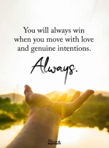 god is a "user" - genuine intentions