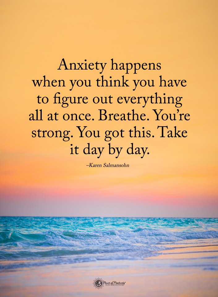 relax breathe anxiety quote