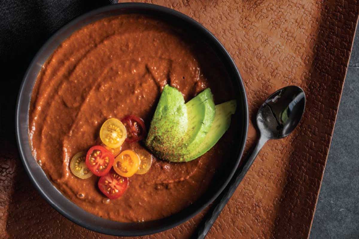 Tomato chocolate soup