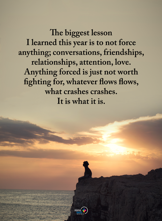 forced not worth fighting for