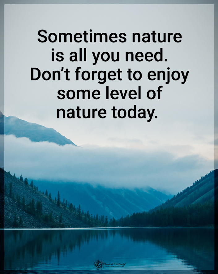 nature is all you need