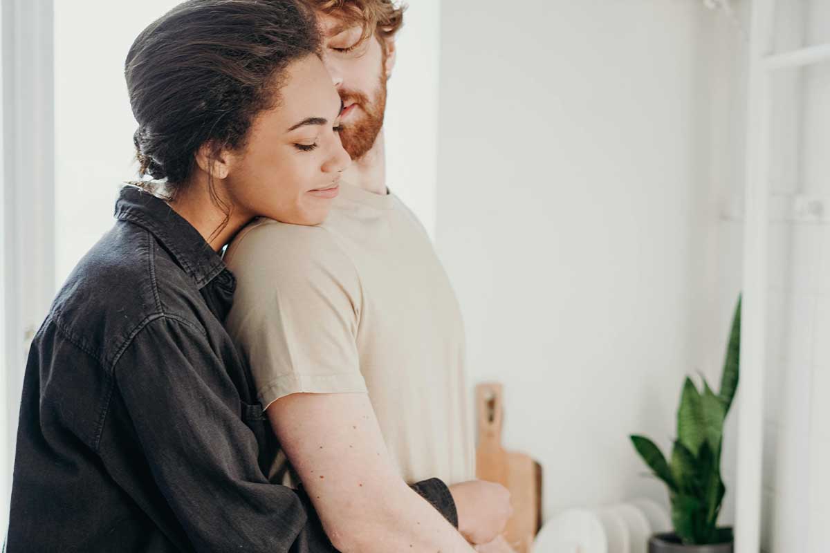 Cuddle in the morning with your partner