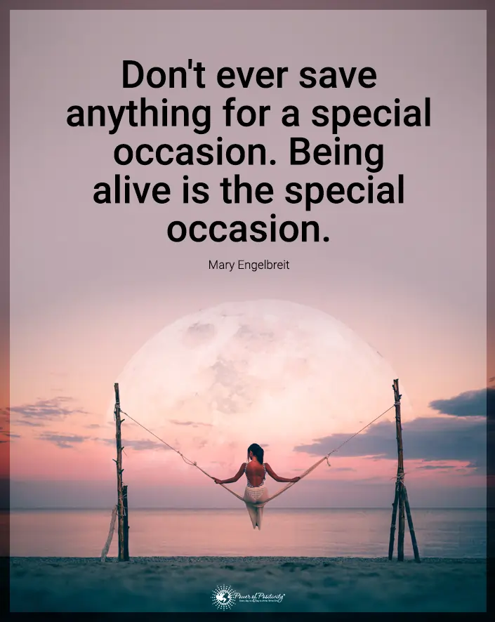 being alive is special