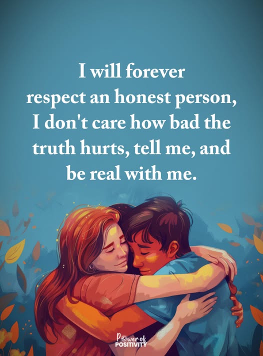 respect an honest person