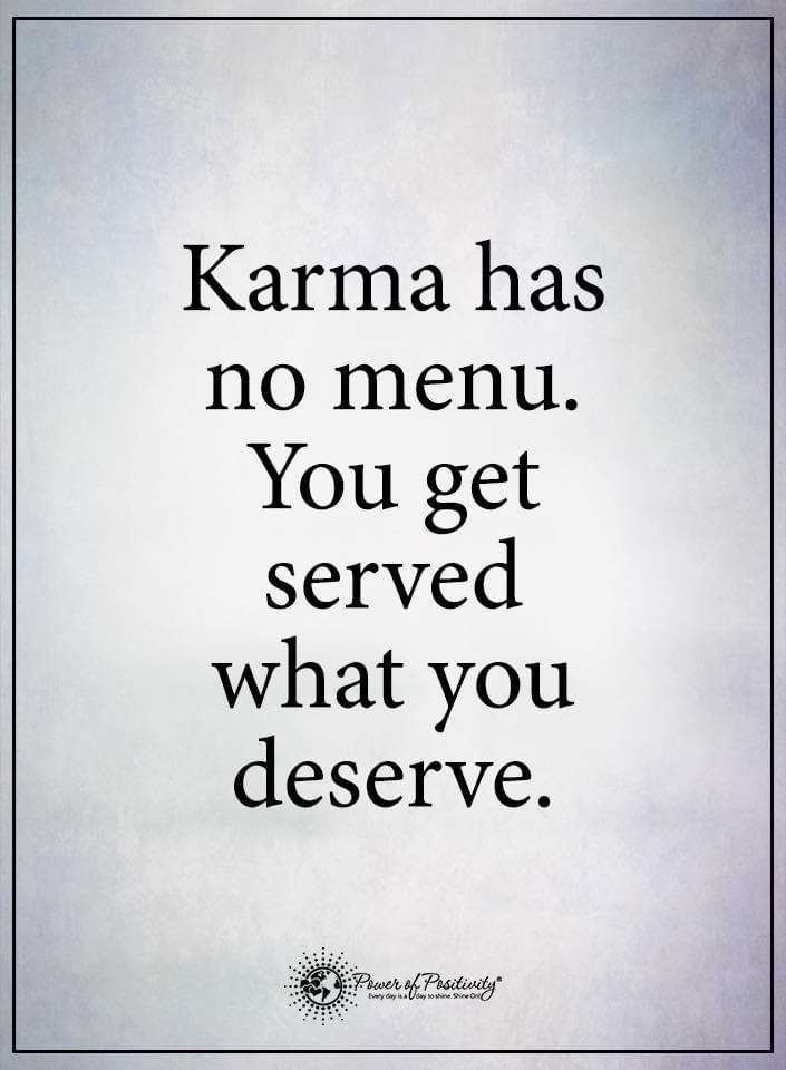 karma has no menu