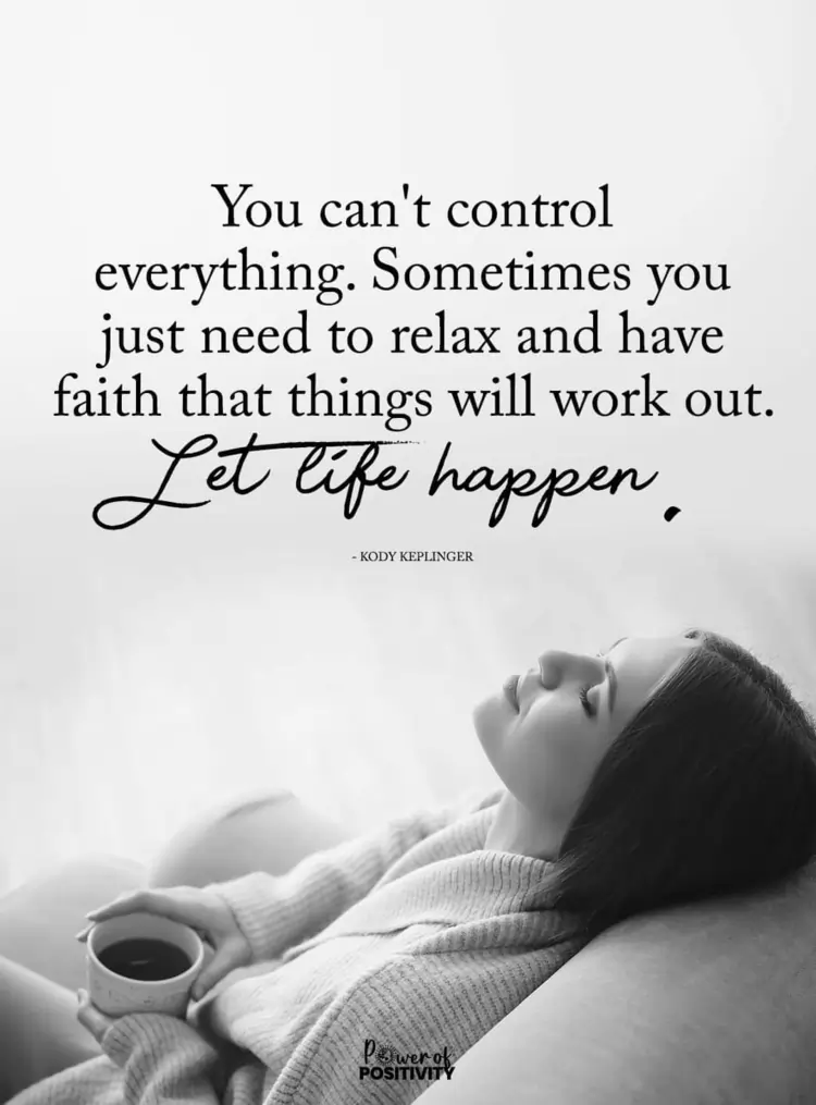 relax and have faith