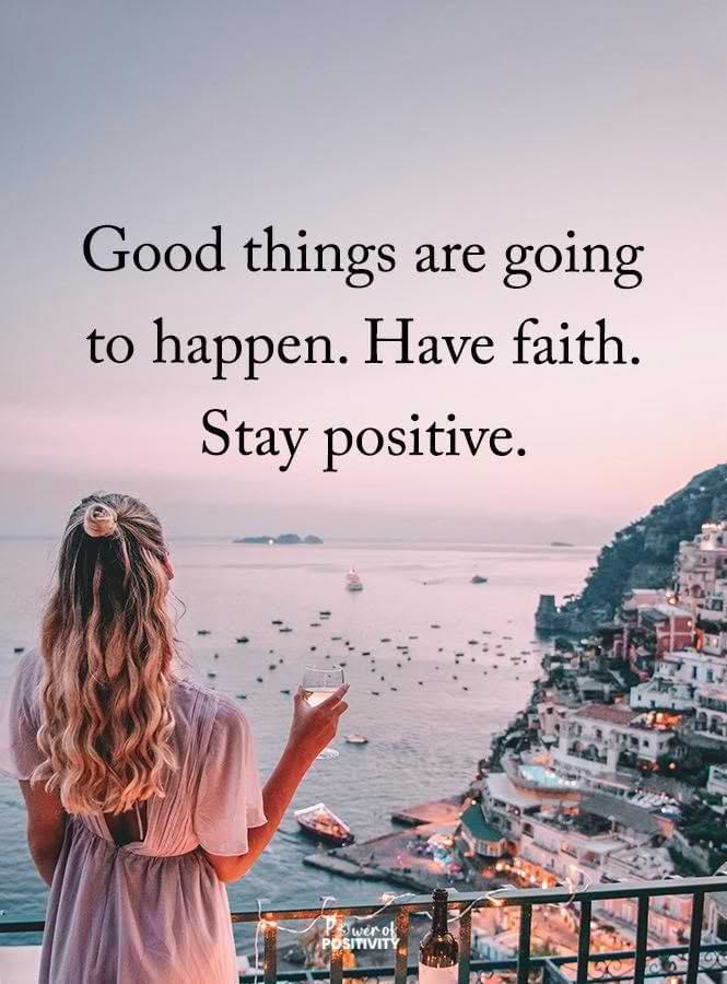 stay positive