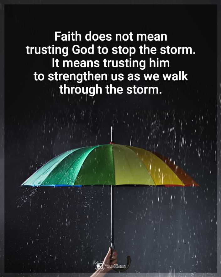 walk through the storm