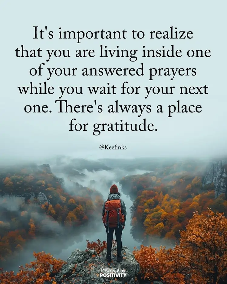 living inside answered prayers