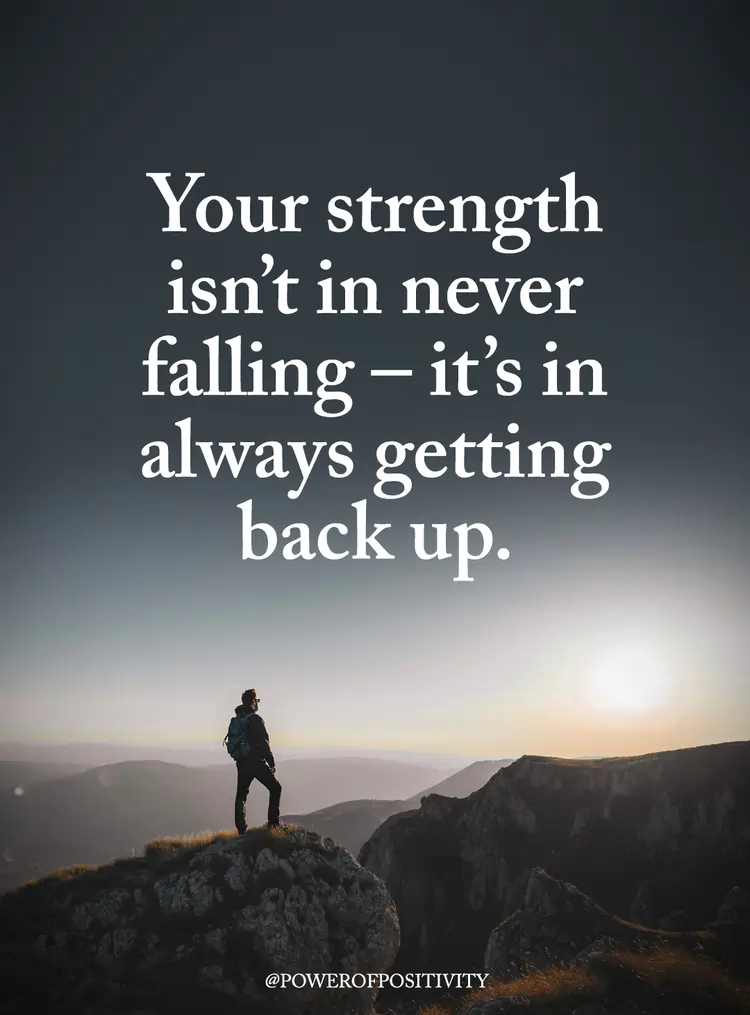 strength never falls