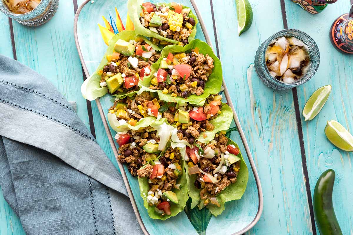 Food perception lettuce wraps