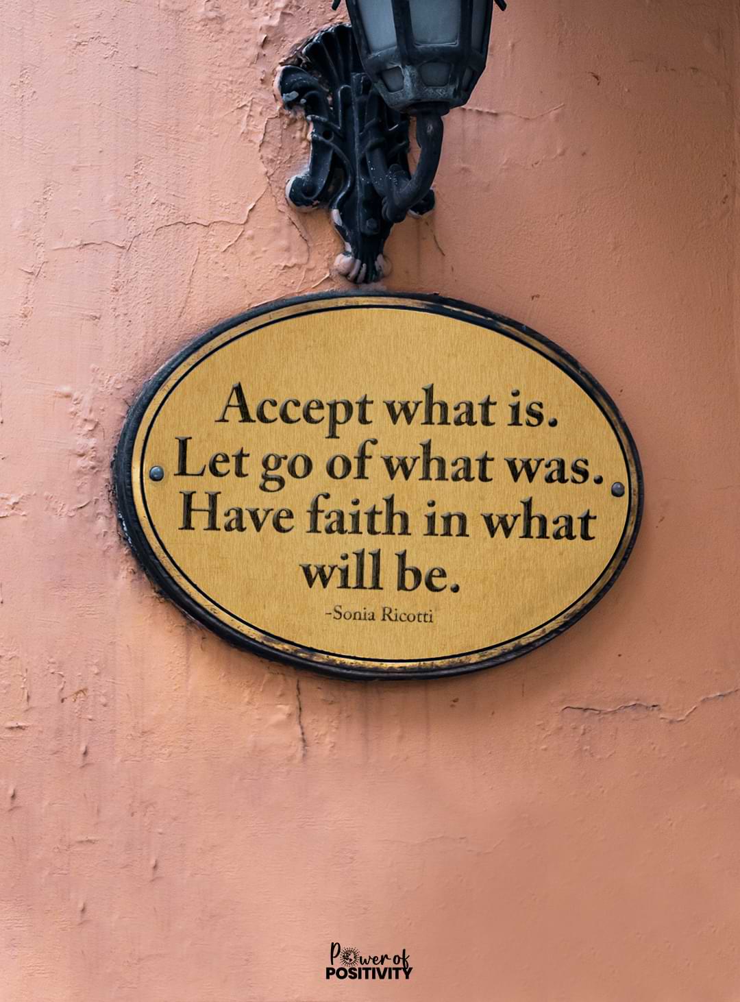 have faith in what will be