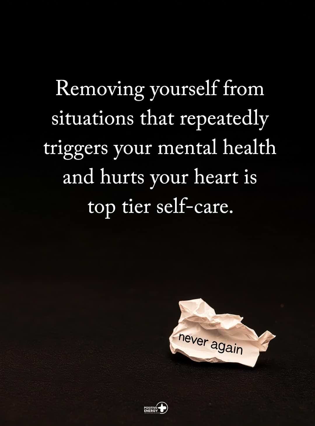 triggering mental health