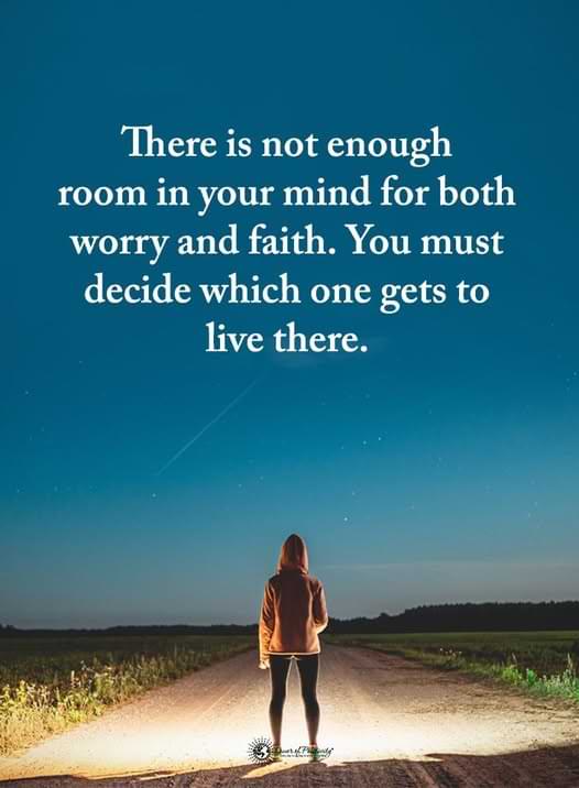 worry and faith