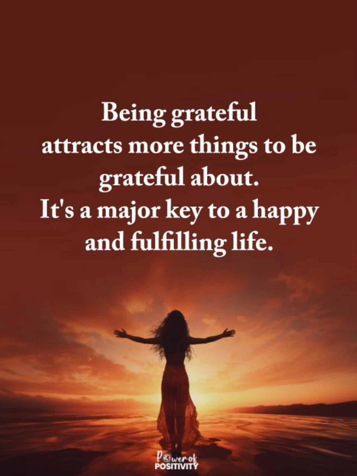 being grateful