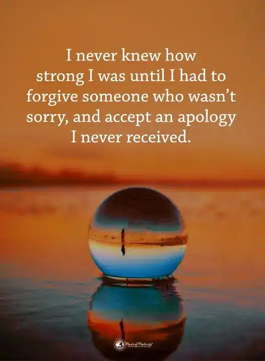 i never knew how strong I was