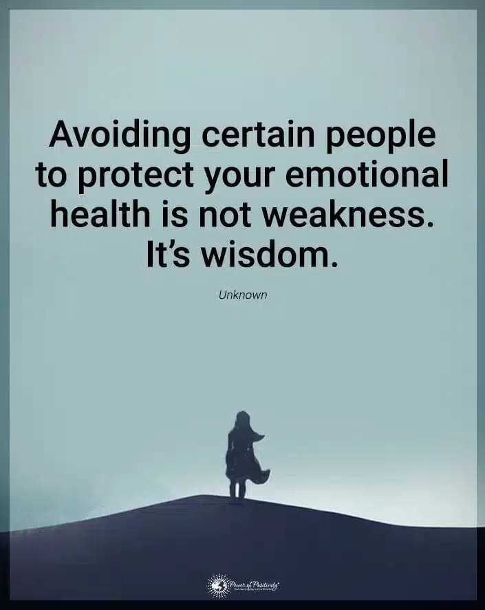 avoid certain people