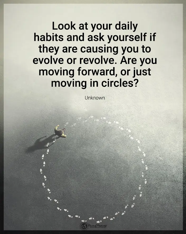 look at your daily habits