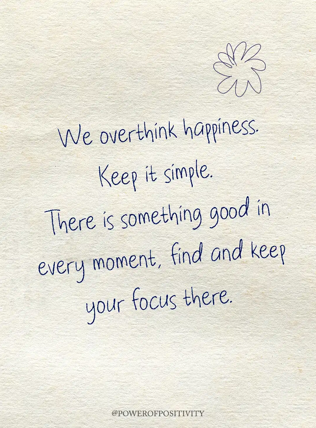 we overthink happiness