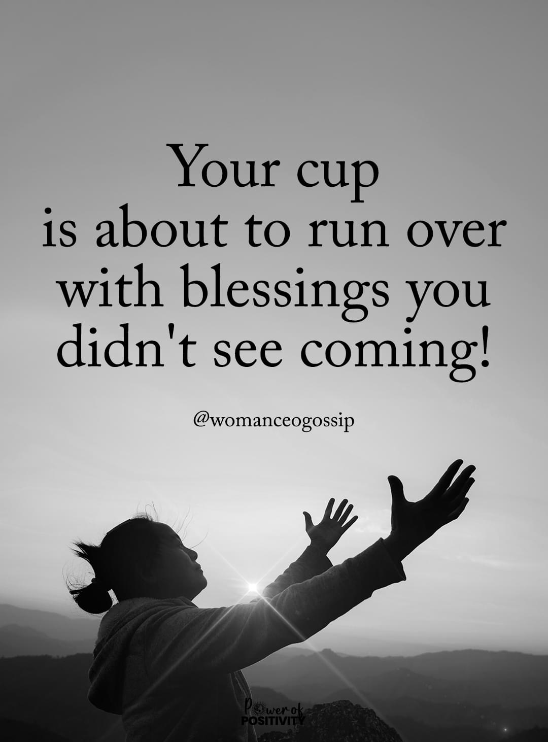 your cup is about to run over