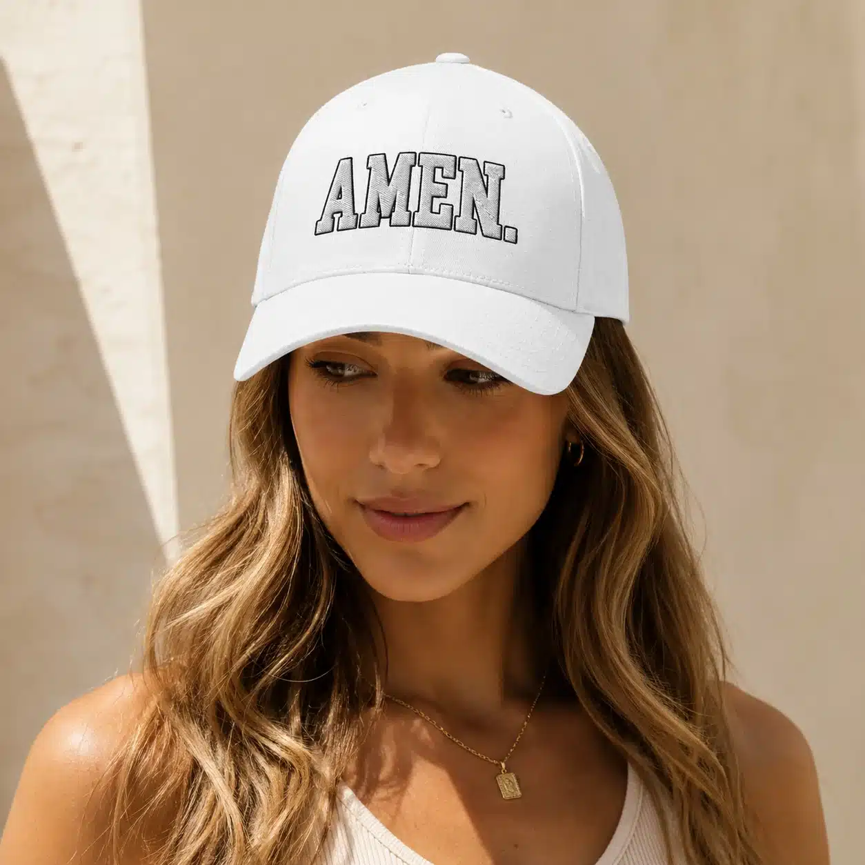 AMEN Faith Hat from the Power of Positivity shop