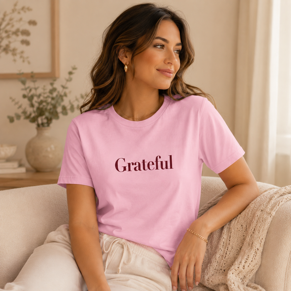 Grateful T-Shirt from the Power of Positivity shop
